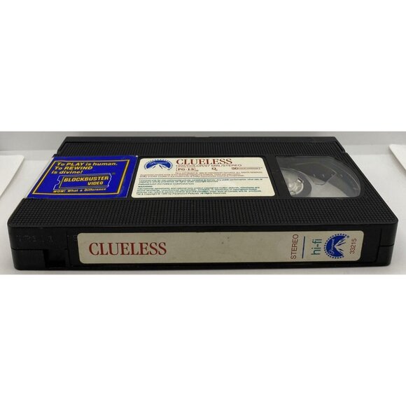 Blockbuster Video Clueless VHS Rental Store Movie Clamshell Case - Picture 10 of 15